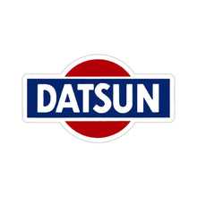 Load image into Gallery viewer, Datsun Legacy circular logo sticker with white border