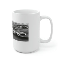 Load image into Gallery viewer, Handle-side view of Cup Racer Datsun racing mug