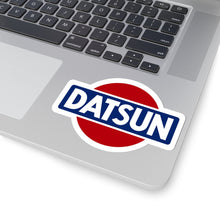 Load image into Gallery viewer, Datsun vintage logo sticker shown on a laptop
