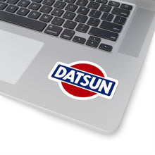 Load image into Gallery viewer, Datsun vintage logo sticker shown on a laptop
